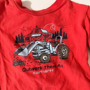Carhartt Red Tractor Graphic Toddler Shirt